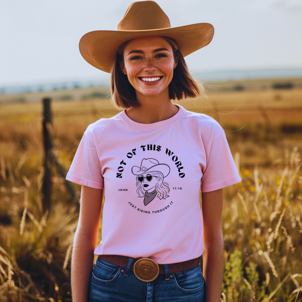 Not Of This World - Pink Tee