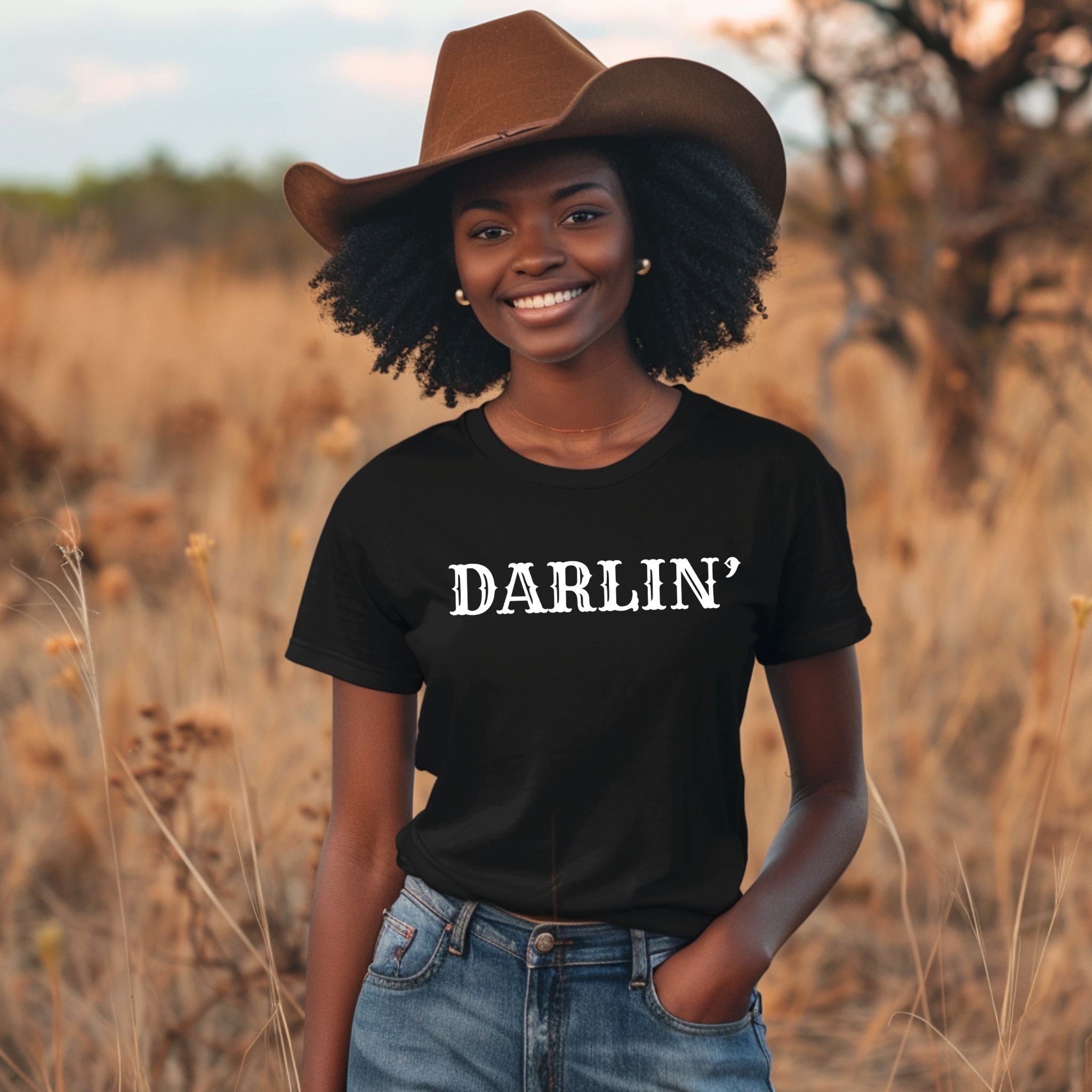 DARLIN' - Western Tee
